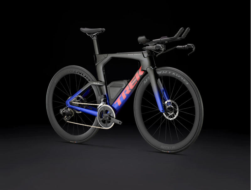 Trek Speed Concept SLR 6 eTap TT Road Bike 2024 in Hex Blue/Trek Black-1